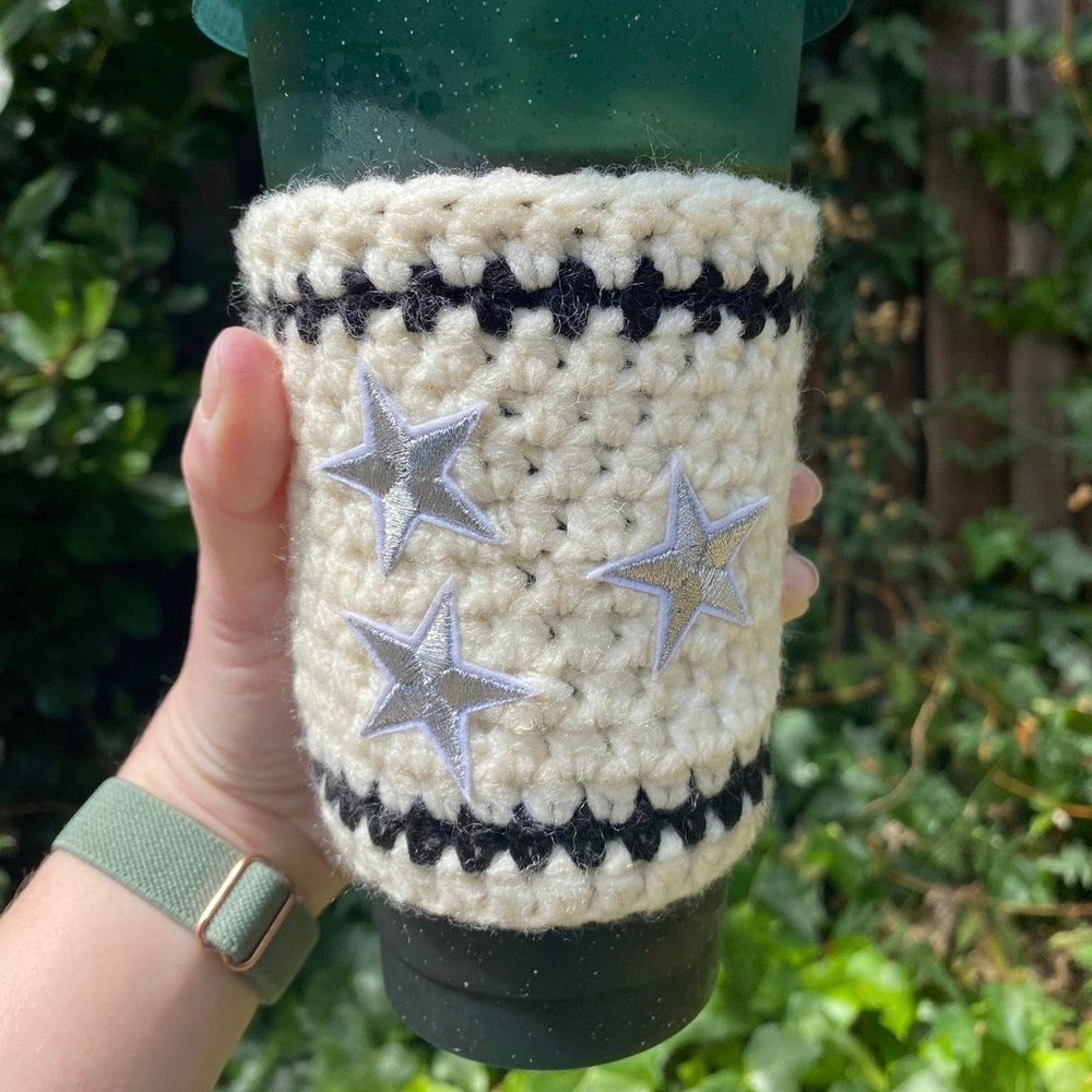 Taylor Swift Folklore Coffee Cozy Crochet 🧶